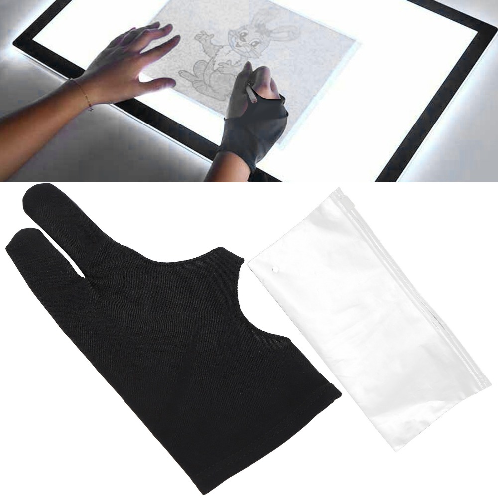 2pcs Durable Two-Finger Design - огляд і ціна Drawing Glove Artist
