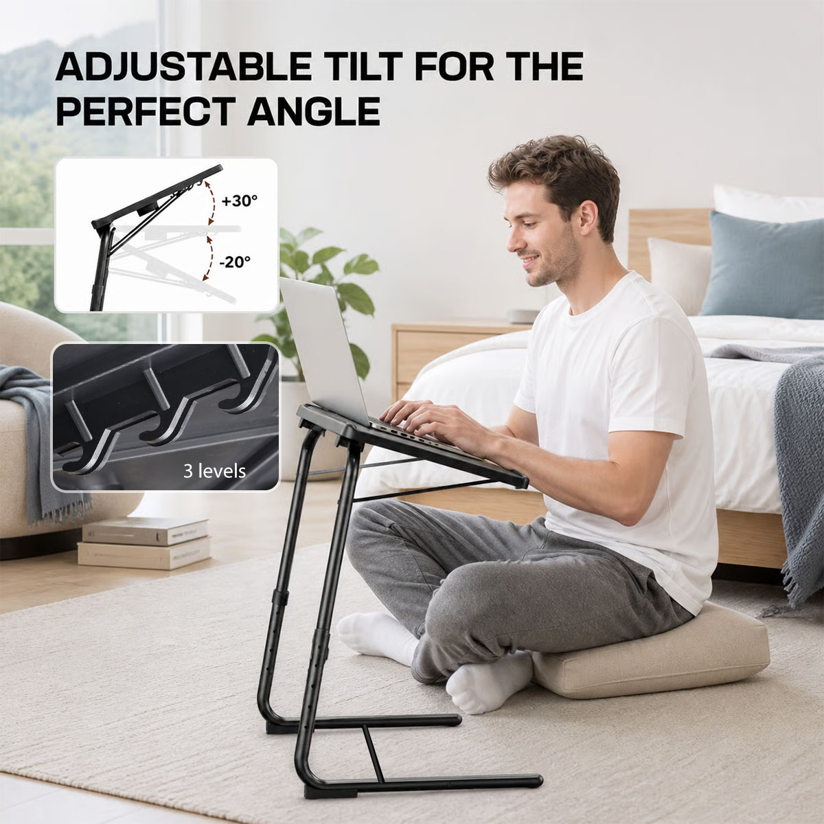 Adjustable Laptop Bed Table 6‑ - огляд і ціна Tablet Lap Desk