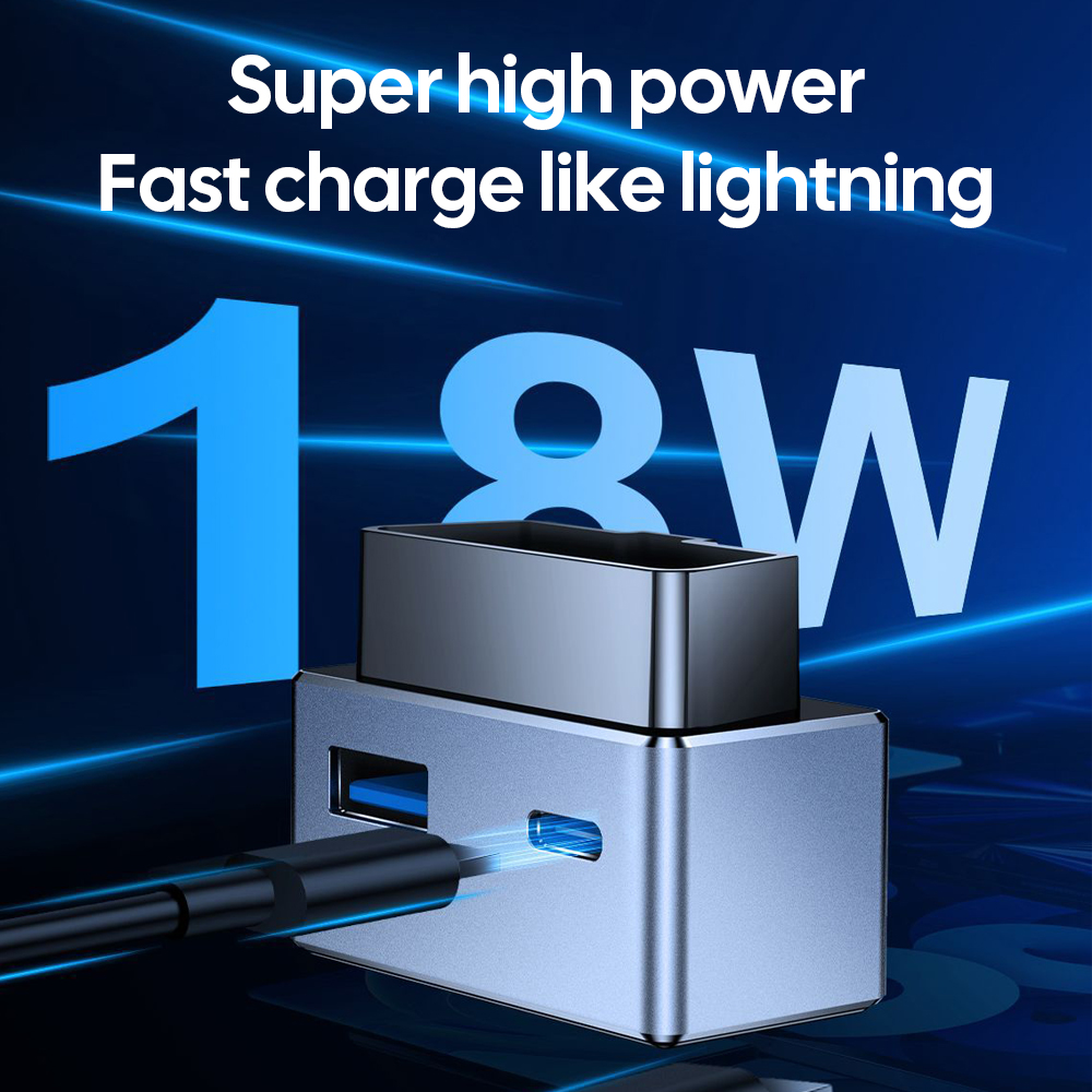 Aluminum OBD Fast Charging Ada - огляд і ціна Usb Hub Type C