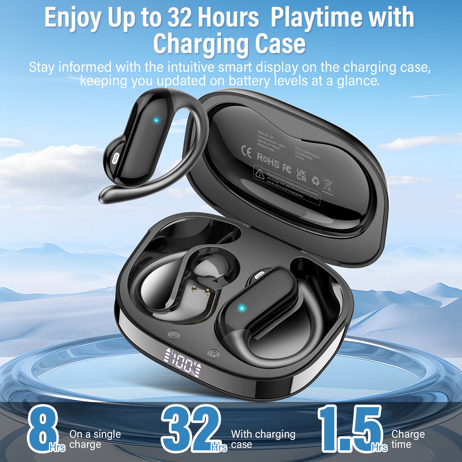 2026 Open-Ear Earbuds Bluetoot - огляд і ціна Wired Earphone Lightning