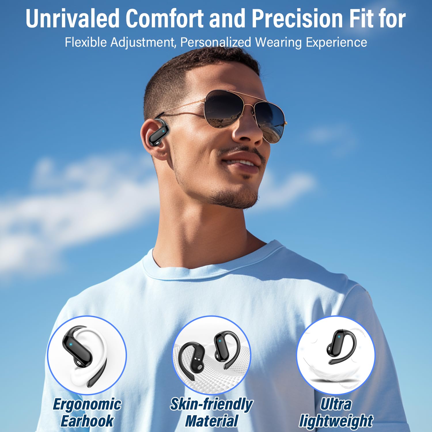 2026 Open-Ear Earbuds Bluetoot - огляд і ціна Wired Earphone Lightning