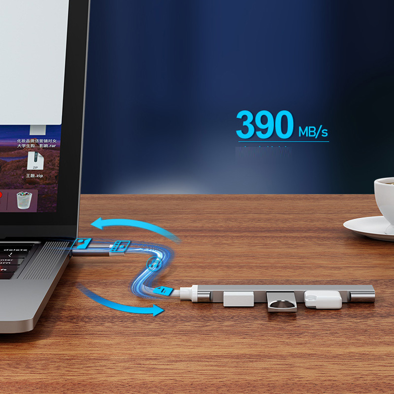USB 3.0 TYPE-C 3.1 4 Port USB  - огляд і ціна Usb Hub Type C
